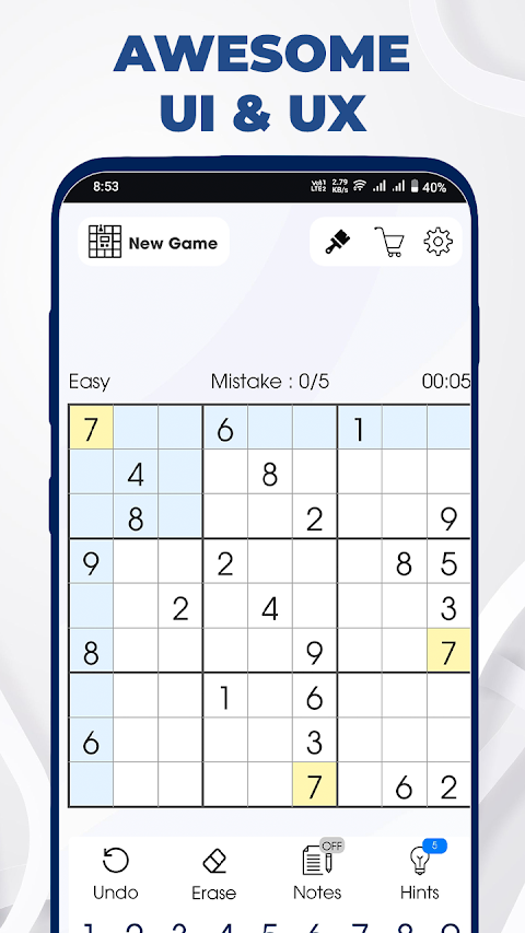 Classic Sudoku Puzzle Premium screenshot