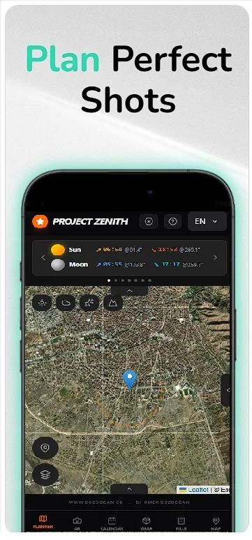 Zenith: Photo, Map & Astro screenshot