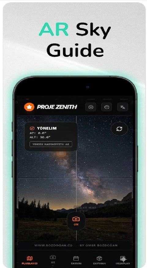 Zenith: Photo, Map & Astro screenshot