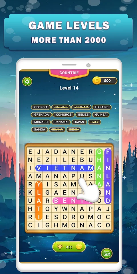 Word Search Game: Offline screenshot