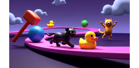 Fall Animals Arena Multiplayer screenshot