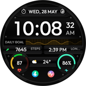 TVV Sport 8 Digital Watch Face