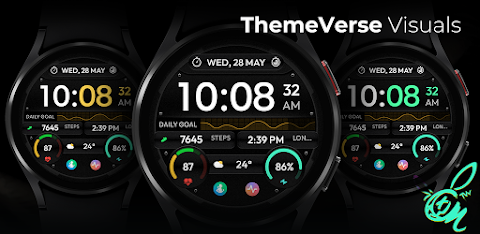TVV Sport 8 Digital Watch Face screenshot