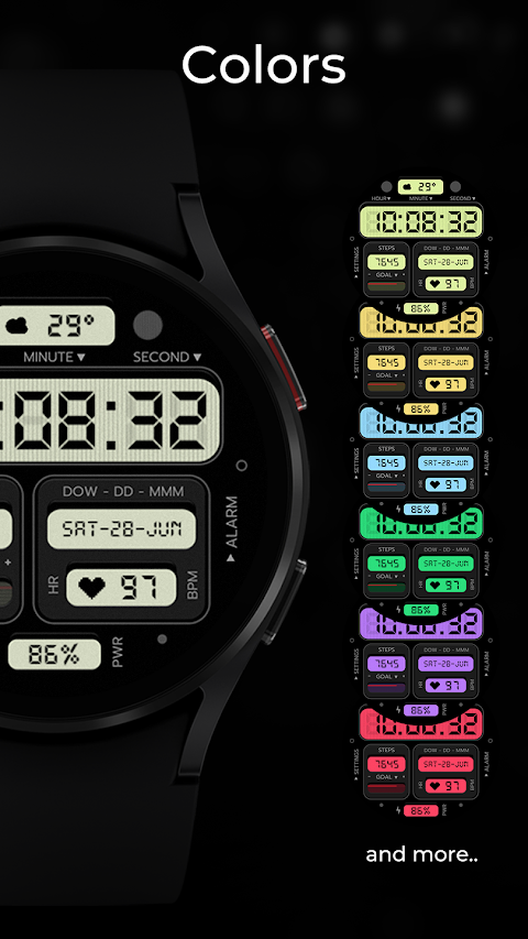 TVV Classic Digital Watch Face screenshot