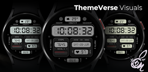 TVV Classic Digital Watch Face screenshot