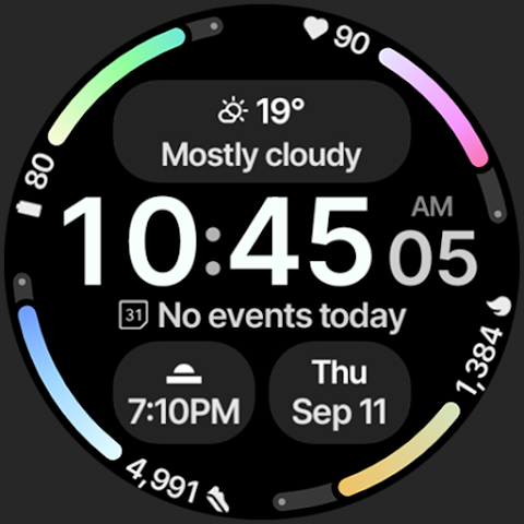 Adaptive Watch Face screenshot