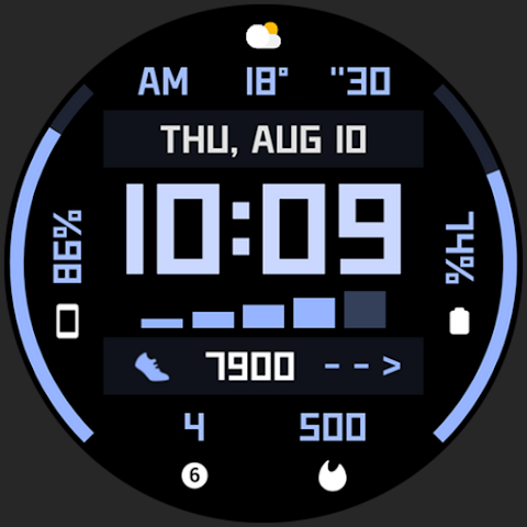 Angular Watch Face screenshot