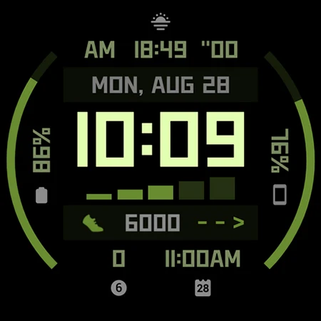Angular Watch Face screenshot