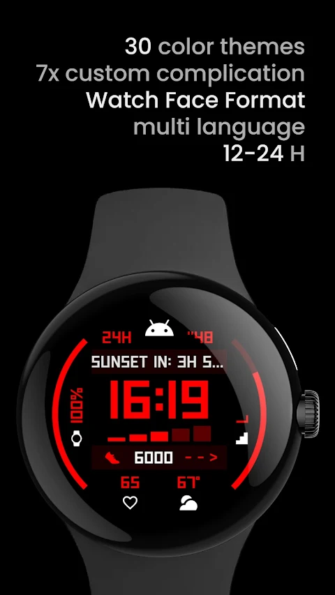 Angular Watch Face screenshot