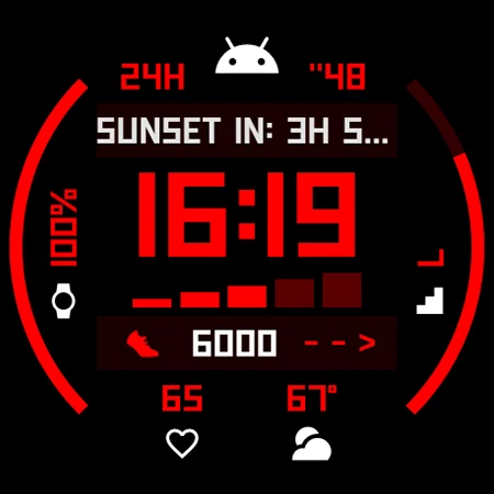 Angular Watch Face screenshot