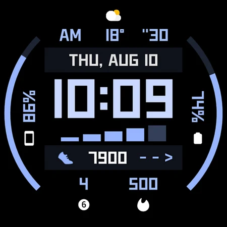 Angular Watch Face screenshot