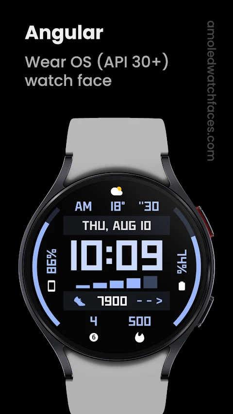 Angular Watch Face screenshot