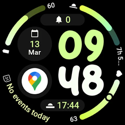 Arcs D5 Watch Face screenshot