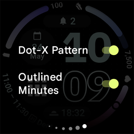 Arcs D5 Watch Face screenshot