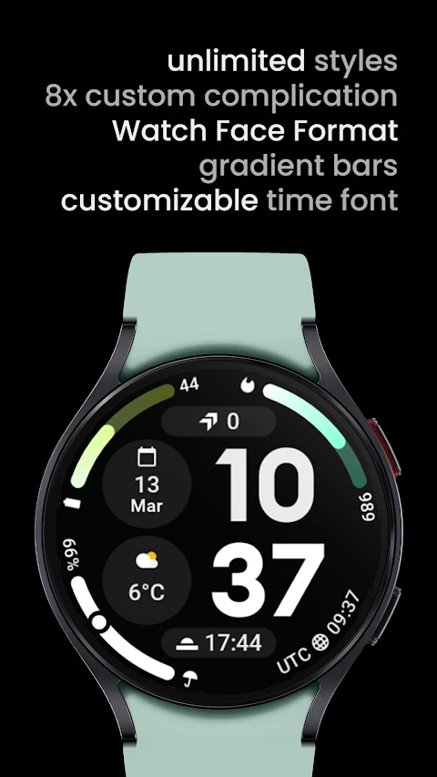 Arcs D5 Watch Face screenshot