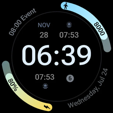 Athlete 2: Watch face screenshot