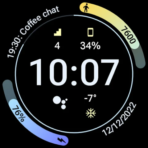 Athlete 2: Watch face screenshot
