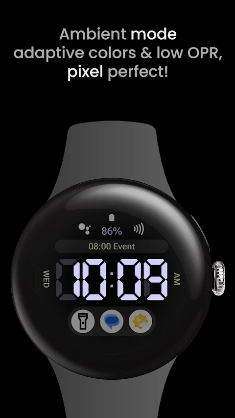 Big Digital: Watch face screenshot