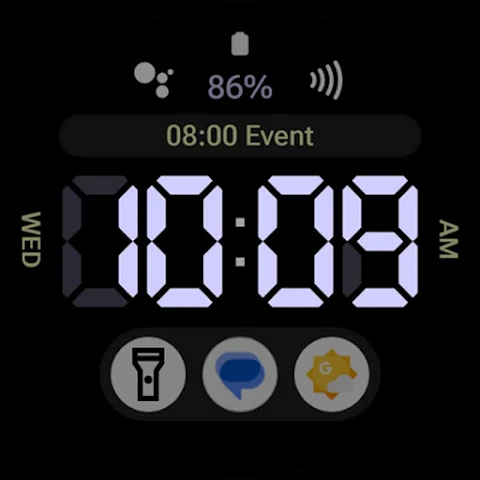 Big Digital: Watch face screenshot
