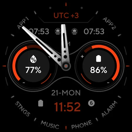 Catalyst Watch face screenshot