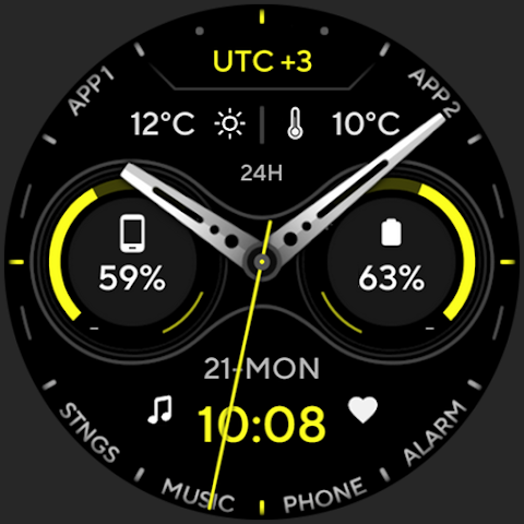 Catalyst Watch face screenshot
