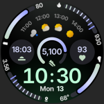 Circle Dashboard Watch Face