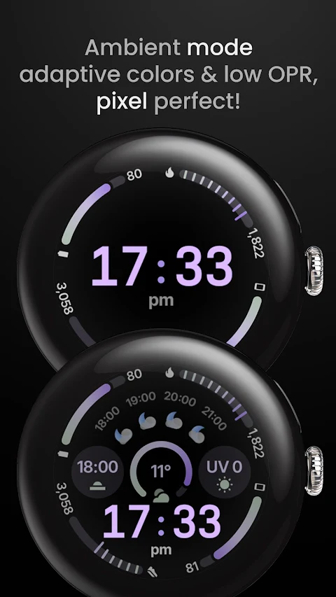 Circle Dashboard Watch Face screenshot