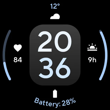Concentric 1: Watch face screenshot