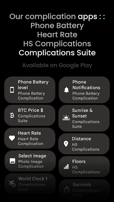 Control Dash: Watch face screenshot