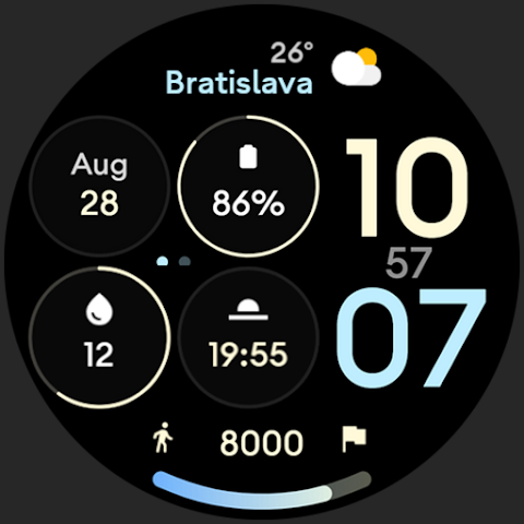 Control Dash: Watch face screenshot