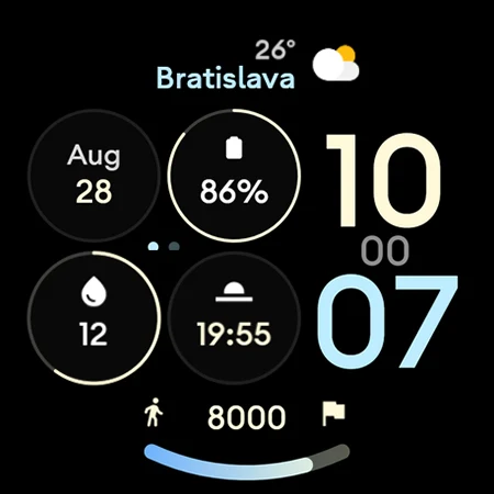 Control Dash: Watch face screenshot