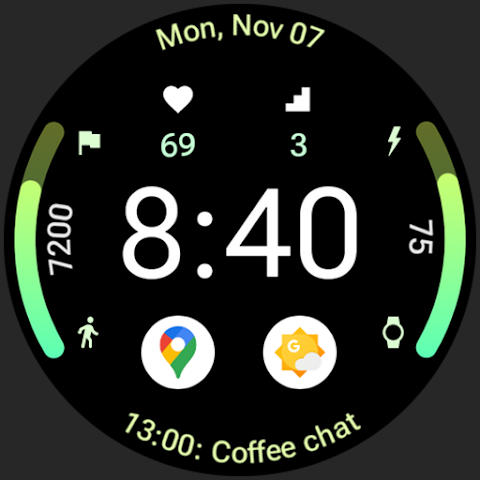 Fit X Watch Face screenshot