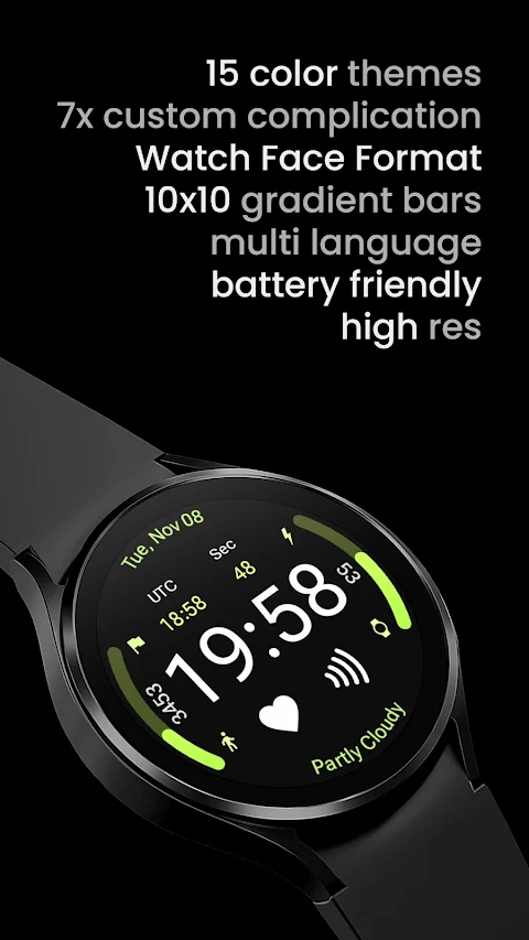 Fit X Watch Face screenshot