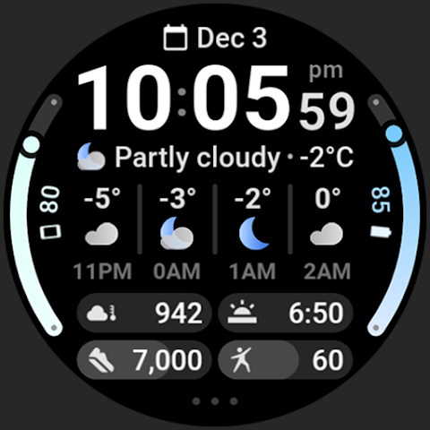 Weather Forecast Watch Face screenshot