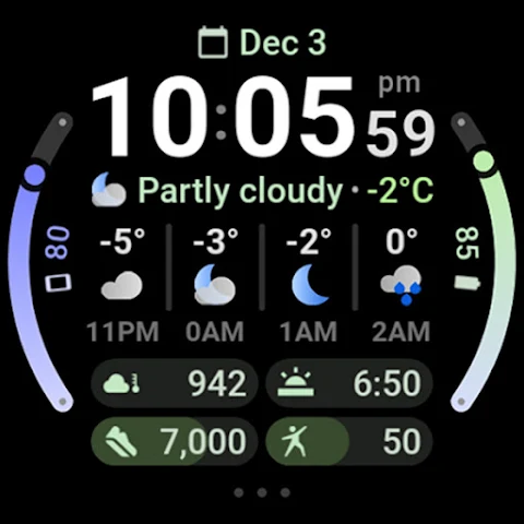 Weather Forecast Watch Face screenshot