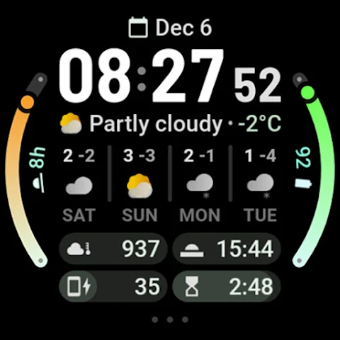 Weather Forecast Watch Face screenshot