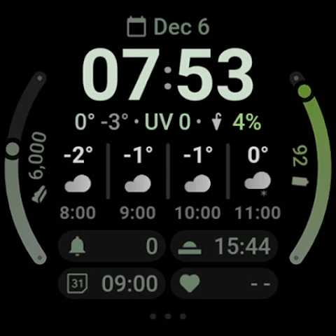 Weather Forecast Watch Face screenshot