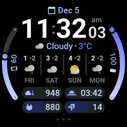 Weather Forecast Watch Face screenshot