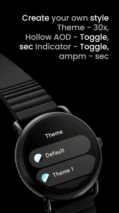 Glance X: Watch face screenshot