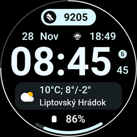 Glance X: Watch face screenshot