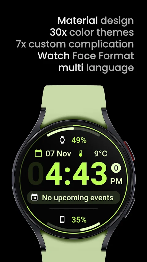 Glance X: Watch face screenshot