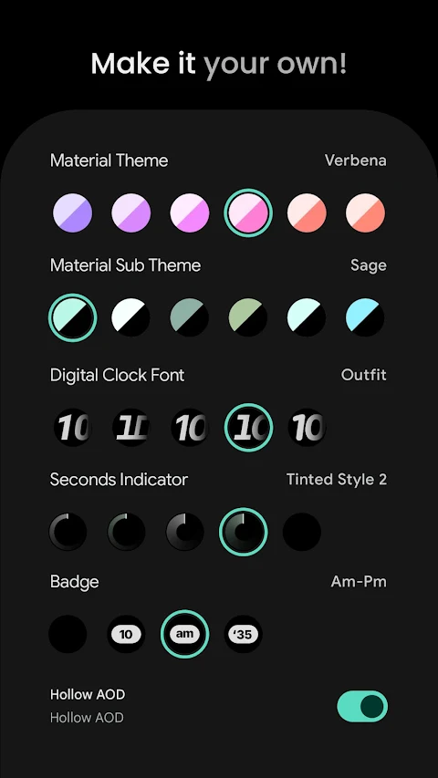 Glide Watch Face screenshot