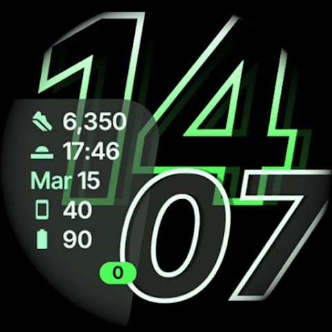 Glide Watch Face screenshot