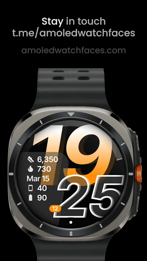 Glide Watch Face screenshot