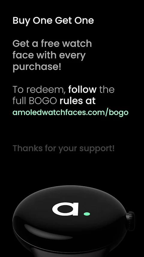 Glide Watch Face screenshot