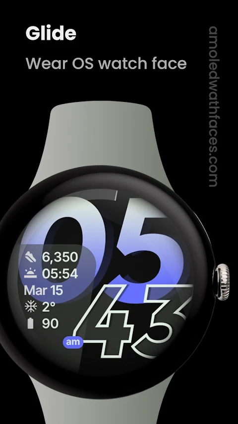 Glide Watch Face screenshot