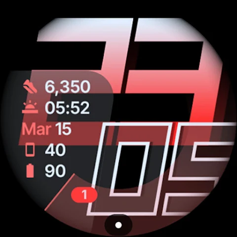 Glide Watch Face screenshot