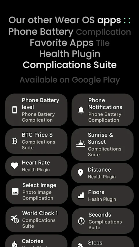 Glide Watch Face screenshot
