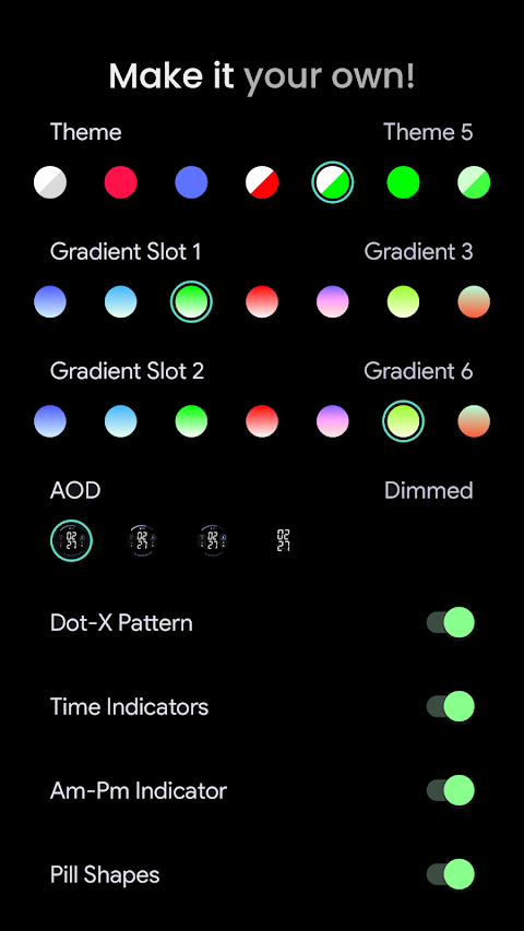 Horizon 9: Watch face screenshot