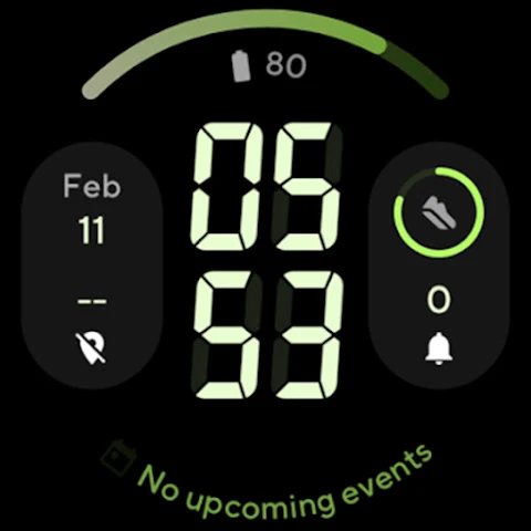 Horizon 9: Watch face screenshot